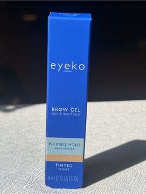 Eyeko London Tinted Brow Gel Flexible Hold 4mL 0.13 oz NEW IN BOX Travel Size